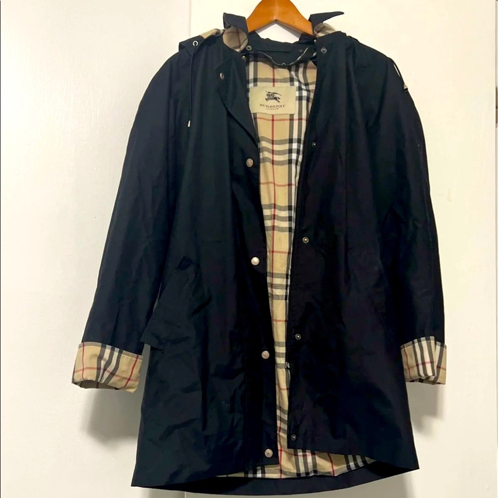Burberry  rain coat.